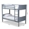 Baxton Studio Elsie Grey Finished Wood Twin Size Bunk Bed 157-9635 - alternate 6